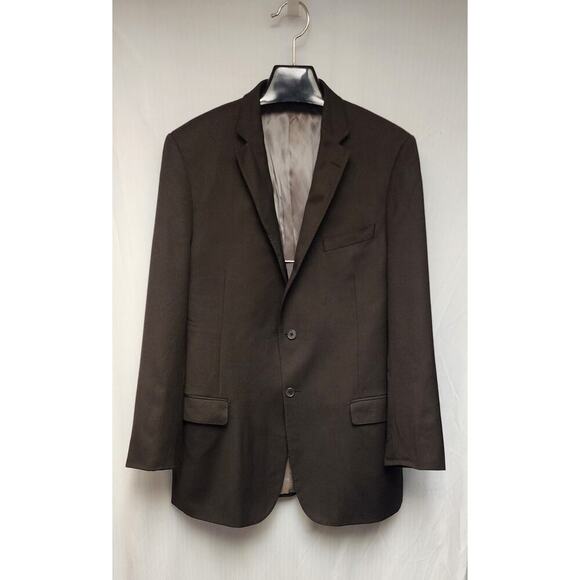 Tiglio Luxe Italian Lanificio Di Biella Men 2PC Suit Color Brown Size 46L - Picture 4 of 16